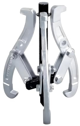 JNNJ Extractor De Rodamientos, Extractor De Tres Mordazas, Extractor Engranajes Herramienta De Extracción, Mango máquina tiradora Ruedas, Multifuncional para Engranajes Rodamientos(13cm)