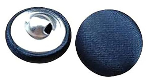 20 Pcs Satin Covered Metal Shank Buttons Cloth Buttons for Wedding Dress Tuxedo Suits