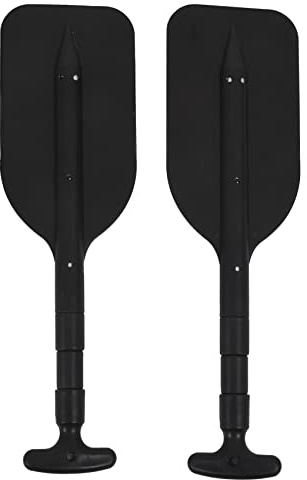FYOBOT 2 PièCes Pagaies TéLescopiques en Plastique Bateau Pagaie Rame Pliable pour Kayak Jet Ski et Canoë SéCurité Bateau Accessoires