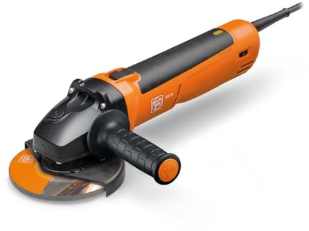 FEIN Borstlös vinkelslip CG 15-125 BL, Ø 125 mm, 1 500 W, variabel hastighet 3800–9000 m/min, för slipning, laddare och avgradningsarbeten