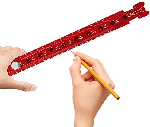 ALUMINUS ALUMINUS SCRITER COMPASS COMPASS | Woodworking Tools Marking Scriber Compass Gauge Ruler Ruler