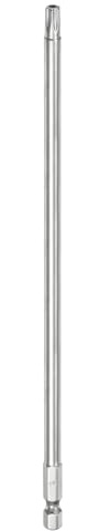 QUARKZMAN T30 Bit Torx di Sicurezza 1/4 Asta Esagonale 8 Lunga Acciaio S2 | Punte a Stella Antimanomissione Cacciavite Testa Torx, aimanté, con Foro, per Punte Trapano Rimuovere