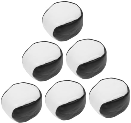 WESIEVYA 6 Stück Kleine Wurfsäckchen Aus PVC Für Kinder Robustes Bohnensäckchen Outdoor Wurfspielzeug Für Hand Augen Koordination Buntes Sitzsackspielzeug Für Kinderspiele Draußen