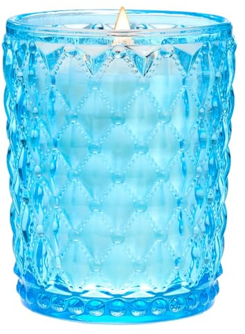 M&SENSE Duftkerze Groß Jasmin-Girlande|Knisterkerze mit Holzdocht|500g 100 Stunden Lang Brennende Sojawachs Scented Candle im Glas|Luxus Kerze Geschenk für Männer und Frauen
