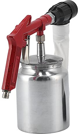 Fdit Pistolet à sable avec 4 buses interchangeables - Pistolet portable pour éliminer les impuretés - Idéal pour les projets