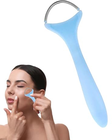 Removedor de vello facial – Depiladora eficaz de resorte de barbilla, herramienta de depilación reutilizable para espalda, barbilla, cejas, brazos, cuerpo, aseo diario