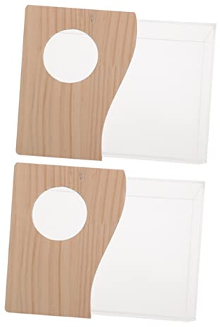 UPKOCH Acryl Hamster Badewanne Verschleißfest Sandbad Behälter Transparent Mit Halbem Deckel Für Kleintiere Zuhause