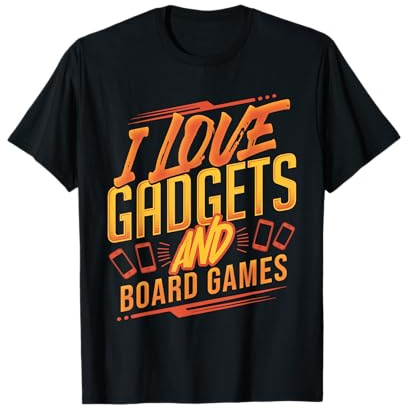Gadget Lover Board Game Fan Geeky Tech and Gaming Fun T-Shirt