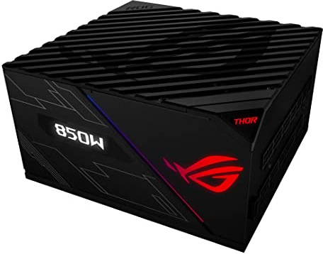 ASUS ROG Thor-850P Platinum Netzteil (Aura Sync, OLED Display, 0dB-Kühlung)