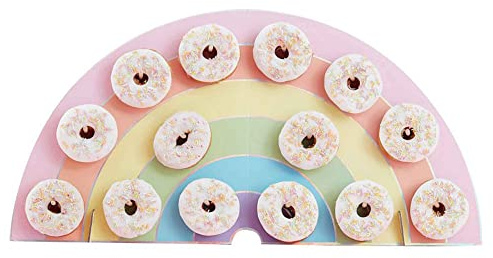 Ginger Ray Rainbow Kids Party Donut/Donut Wall