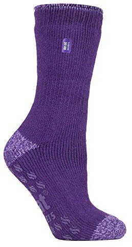HEAT HOLDERS – dam varm halkfri stoppar termo strumpor med ABS sula 2.3 TOG