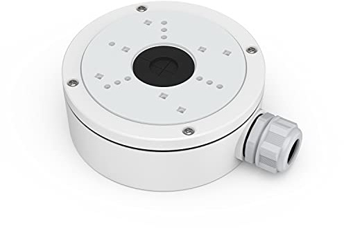 ANNKE JXH001 Universal Junction Box Mount Bracket for Bullet Dome Turret PTZ Security Cameras Outdoor Waterproof Aluminum Wall Ceiling Mount Hide Cables