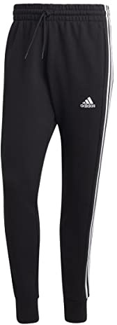 Adidas Herren Hose Essentials French Terry Tapered Cuff 3-Stripes Pants