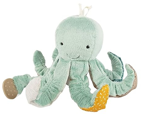 sigikid 43172 Aktiv-Krake, Yellow für Mädchen und Jungen von 0 bis 12 Monaten, Mintgrün
