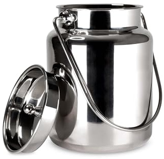 kaese-selber.de - Milchkanne Premium 1,5 Liter (Edelstahl)
