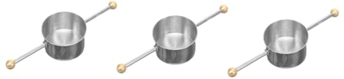 ULTECHNOVO 3pcs Stainless Steel Measuring Cup Jigger for Bartending Double Bead Measure Cup