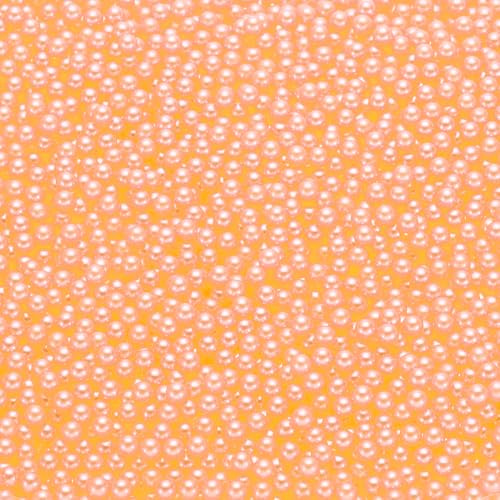 QUARKZMAN 5000 Stück Faux Perlen zum Basteln, 4mm Ohne Loch ABS Runde Perlen für Vasenfüller Schmuckherstellung Vasenfüller Kosmetikboxen DIY-Teile Tischstreuung Wohnkultur, Orange