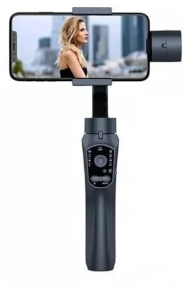 Cardán de Mano de 3 Ejes, estabilizador for teléfono Inteligente, Palo Selfie Fit For teléfono, Compatible con Android, iPhone, Grabación de Vídeo antivibración(F10 Gimbal)