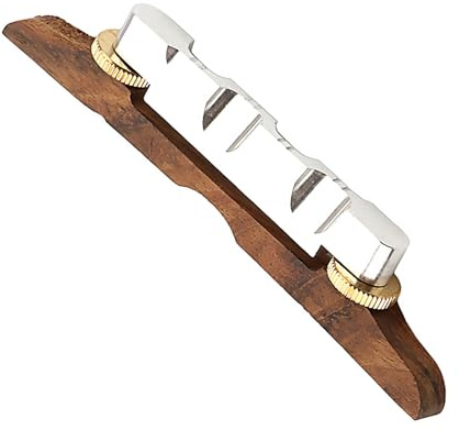 Jazz Gitarre Steg, Metall Gitarre Brücke Sattel Gitarre Gitarre Sattel Knochensattel Gitarrenbauer Jazz Gitarre Mandoline Teil Steg Mandoline für 8 Saiten Mandoline