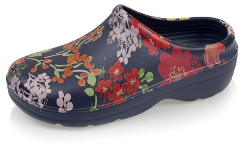 Isotoner Zuecos de jardinería para mujer, cómodos, duraderos y ligeros, 38 EU