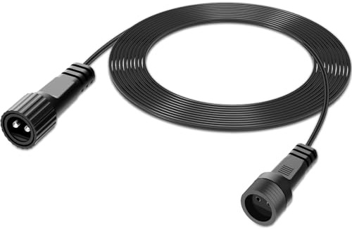 ITMNMNL Connettore Luci Natale 5M Prolunga Luci Natale 2 Pin Maschio Femmina Cavo Connettore Impermeabile IP65,Connettore per Luci di Natale,per Catena Luminosa Esterno,Luci da Giardino