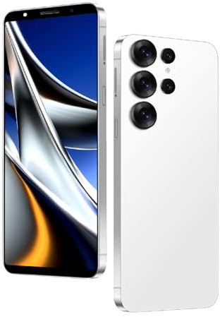 DEMANN GMBH Desbloquear el teléfono, Pantalla de 6.0 Pulgadas, 4GB RAM + 64GB ROM/TF 256GB, Cámara Doble, Soporte 4G LTE FDD TDD, Doble Tarjeta sim, Adecuada para Principiantes. (Beige White)