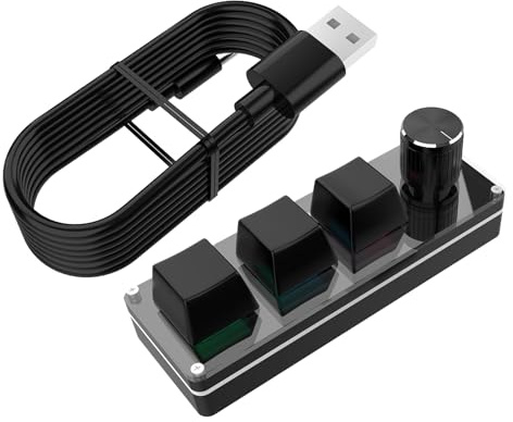 Teclado De Macros Programable Programación De Teclado Para Trabajo | Accesorios de Computadora, Teclado Mecánico para Profesional y Personal