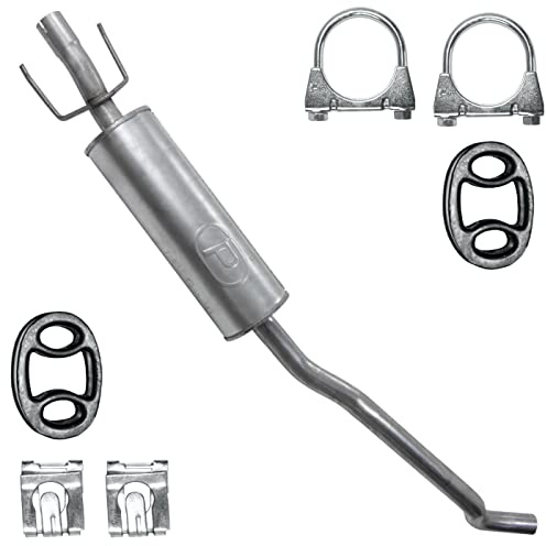 POLMOstrow Auspuff für Opel Corsa 2 II B 1993-2000 | Mitteltopf, Motoren: 1.2 - 1.4 - 1.5 D - 1.6 - 1.7 D | Fließheck