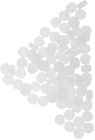 FRCOLOR 100 Stück Silikon Ohrringpads Transparent Ohrclip Polster für Clip Ohrringe Weiche Ohrpolster Ersatz für Schmuckherstellung und Ohrkomfort