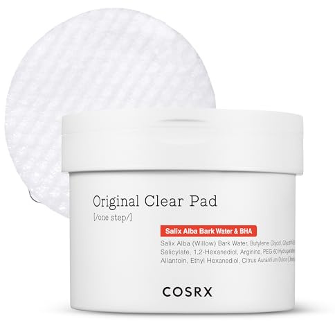 COSRX One Step Original Clear Pad, 70 pads | BHA Toner-soaked | Exfoliating and Cleansing Pad…