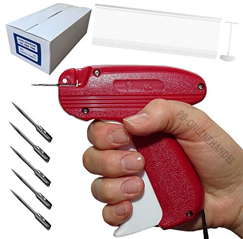 Etikettierpistole SF-08F FEIN Heavy Duty Set 4: 10.000 Fäden, 5 Nadeln | 5 Ersatznadeln, extra stark, Fadenlänge 25mm, SF-08F, Tag Gun