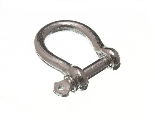100 x Bow Shackle PIN Chain Hitch Links 10MM GALVANISED Steel