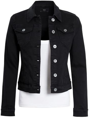 SS7 Femme Veste en Jean Stretch Coupe Slim