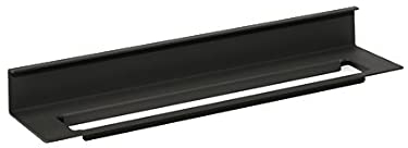 Linero MosaiQ Untere Tuchleiste 350 x 77 x 46 mm schwarz matt/Handtuchleiste/Reling Handtuchhalter/Relingsystem/Kesseböhmer