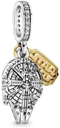 The Charmery Charm Falcon en argent sterling 925 compatible avec les bracelets Pandora, Trollbeads, Chamilia, Biagi et beaucoup d'autres bracelets à breloques britanniques.