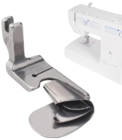 Qumiuu Nähfuß für Rollsäumer | Nähfußpresser - Multifunktionaler Allzweck-Nähmaschinennähfuß zur Kantenversiegelung von Rollos