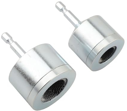 Copper Pipe Cleaner, 15+22mm Electric Drill Pipe Cleaners, Metal Tube Cleaning Brushes, for Copper Pipe, Easy Installation(2PCS)