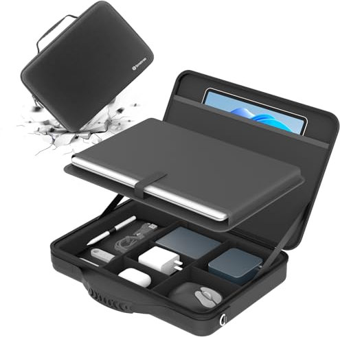 Smatree Hard Laptop Schultertasche für 11,6-14 Zoll HP OmniBook X 14 2025 Copilot+ PC, für Spectre x360/Pavilion Plus/Aero Laptop 14t/14/13z/13, für HP mt645 G8/Dragonfly Pro Chromebook(A385)