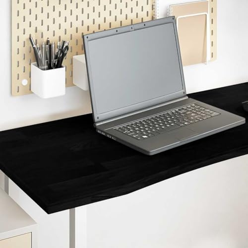 GCHDHAPB Tischzubehör, Tischplatten, Schreibtischplatte, Dunkelbraun, 140 x 50 x 2,5 cm, Massivholz, Eiche, rechteckig