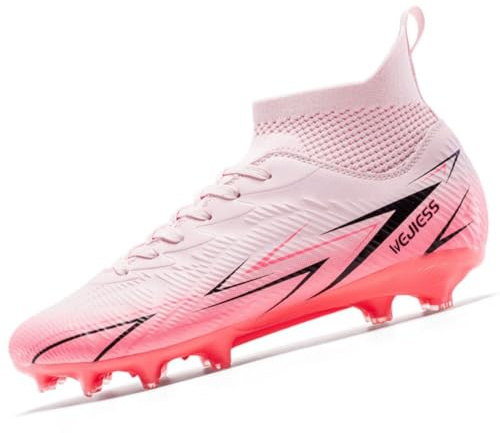 WEJIESS Fußballschuhe Herren High Top Professionelle Fussballschuhe Jugendliche Athletics Trainingsschuhe Outdoor Sport Kunstrasen Football Schuhe Fußball Stiefel