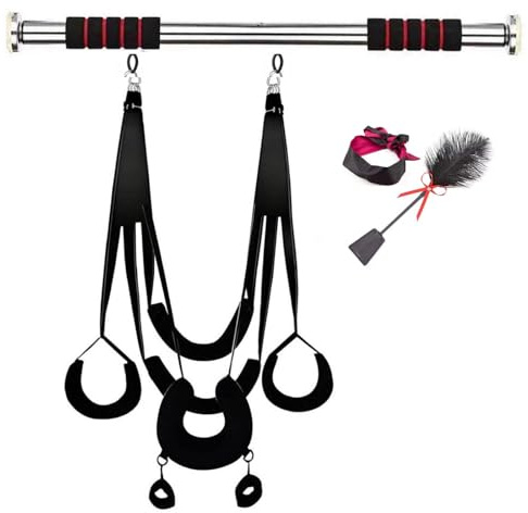 Liebesschaukel Für Erwachsene 200kg Sex Bequem Rot Sexschaukel Sexschschaukel Ständer Gestell Luxus Leder Brett Schaukel Extrem Delux,set7