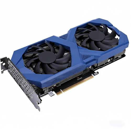 Ouitble RTX 3060 12GB Gaming Grafikkarte GDDR6 192 Bit für Wins 7/8/10 | PC Grafikkarte mit Dual-Lüfter-Kühlung, PCIe 4.0, 1x HDMI, 3X DisplayPort, 15000MHz für Büroarbeit Kreatives Videoschnitt
