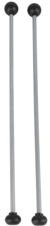 Cygmophing 2 pièces maillet de timbale Silicone Plastique Multifonctionnel Marimba Langue Tambour maillet timbale bâton