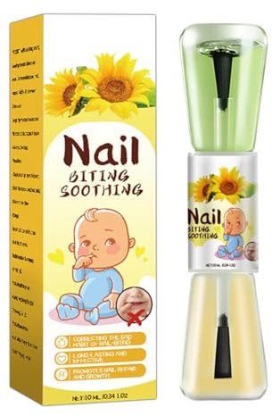 Nail Biting Amargo - Tratamiento de uñas sin morder, cuidado diurno y nocturno, 10 ml, beneficio de corrección de hábitos, fórmula líquida segura para niños, reduce el comportamiento de
