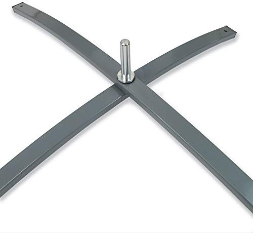 Large Feather Flag or Teardrop Banner Metal Cross Base. Flagpole Mount Steel X-Base with 14.6mm Spindle