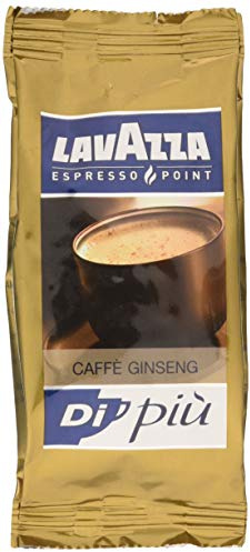 Lavazza Espresso Point 50 Capsule Bevanda al Caffè con Ginseng, 25 Astucci da 2 Capsule