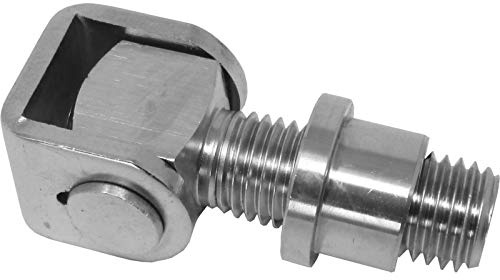 SOTOOLS 2 x Torangel, M20, 88 mm, Edelstahl AISI304 mit Einschweißmutter | Set, Torband, V2A, verstellbar, rostfrei, für stabile Tore und Türen.