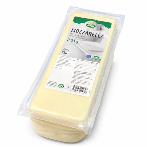 Mozzarella Cheese 2.3kg Vegetarian, Cows Milk Cheese. Great For Pizza from GREAT BRITISH TRADING LIMITED