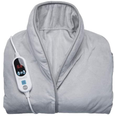 MACOM, Morbida Mantella Termica, Funzione Fast Heat, Riscaldamento ultra Rapido, Telecomando digitale a 6 Intensità di calore, Enjoy & Relax 936 La Mantella