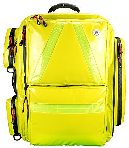 Notfallrucksack Medicus/Extensive/PROFI (LEER) aus gelber Plane mit Waterstop Reißverschlüssen